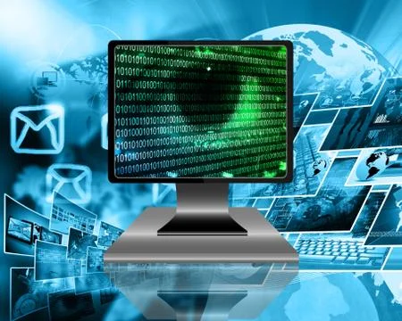 The eye of the internet 스톡 일러스트