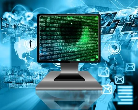 The eye of the internet 스톡 일러스트