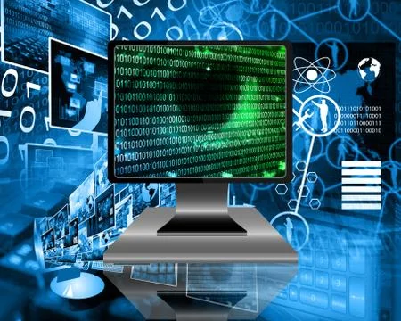 The eye of the internet 스톡 일러스트
