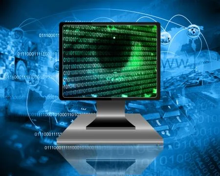 The eye of the internet 스톡 일러스트