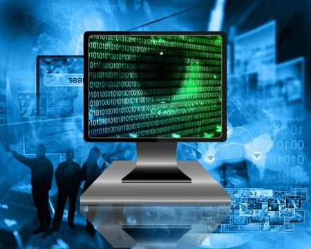 The eye of the internet 스톡 일러스트
