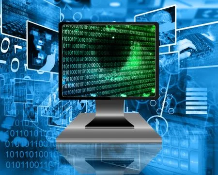 The eye of the internet Stock Illustration