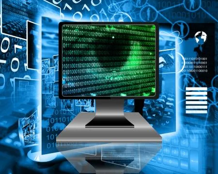 The eye of the internet 스톡 일러스트