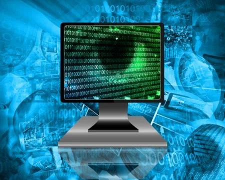 The eye of the internet 스톡 일러스트