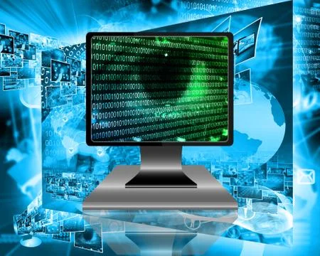 The eye of the internet 스톡 일러스트