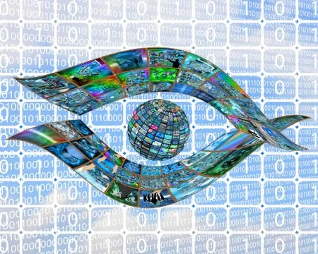 Eye of  internet イラスト素材