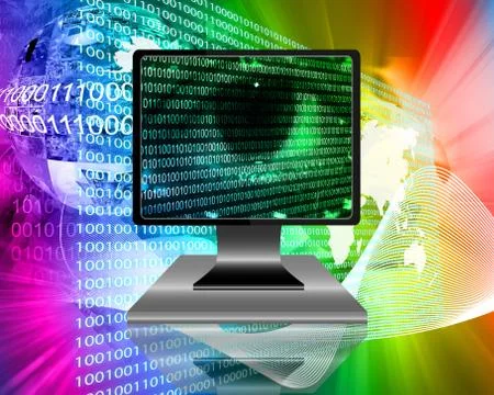 The eye of the internet Stock Illustration