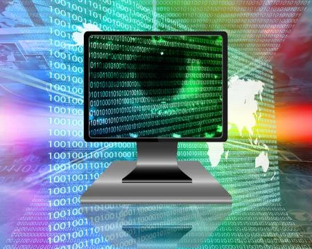 The eye of the internet 스톡 일러스트