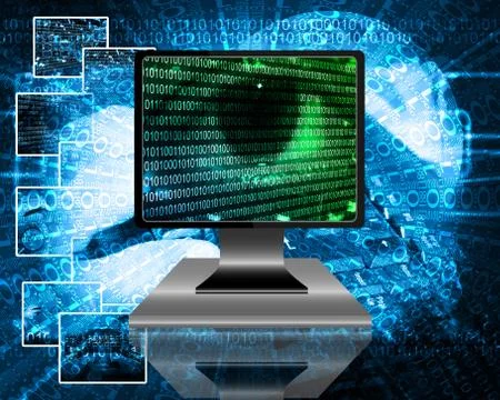 The eye of the internet 스톡 일러스트