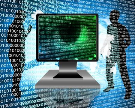 The eye of the internet Stock Illustration