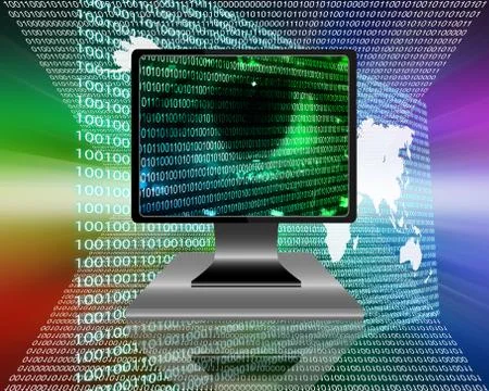 The eye of the internet 스톡 일러스트