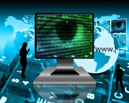 The eye of the internet イラスト素材