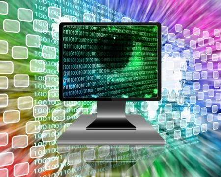 The eye of the internet イラスト素材