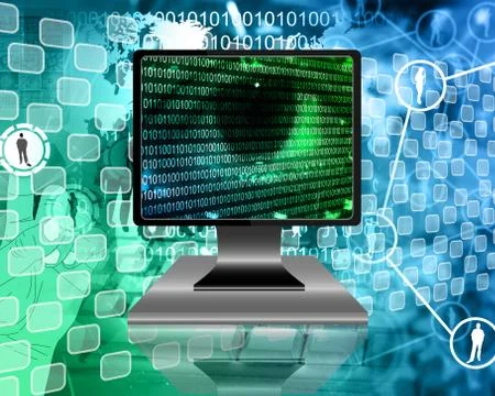 The eye of the internet イラスト素材