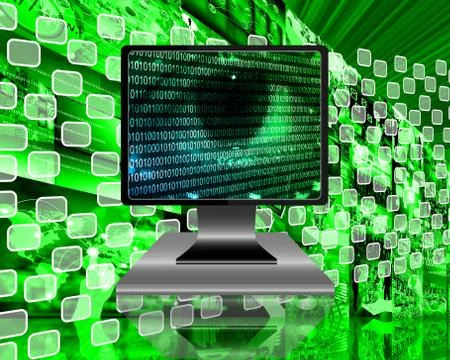 The eye of the internet Ilustración de archivo