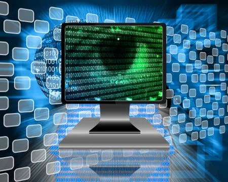 The eye of the internet 스톡 일러스트