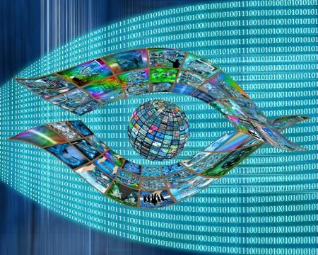 Eye of  internet 스톡 일러스트