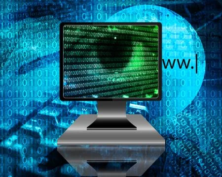 The eye of the internet 스톡 일러스트