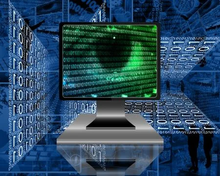 The eye of the internet イラスト素材