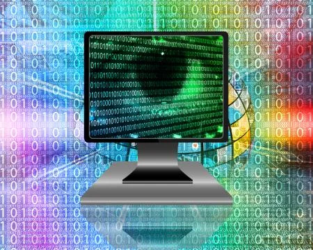 The eye of the internet 스톡 일러스트