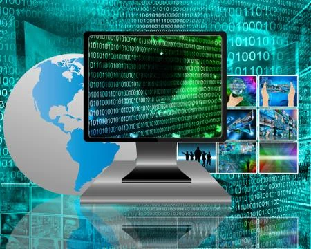 The eye of the internet イラスト素材