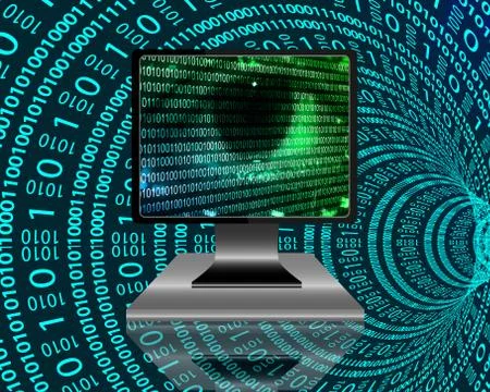 The eye of the internet 스톡 일러스트