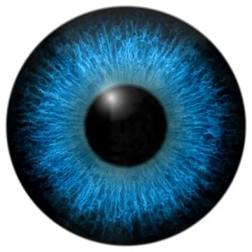 Eye iris generated hires texture Stock Illustration