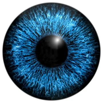 Eye iris generated hires texture Stock Illustration