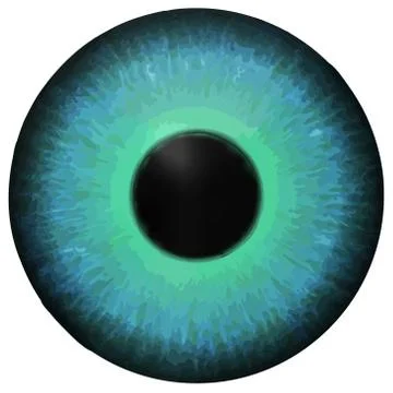 Eye iris vector texture Illustrazione stock