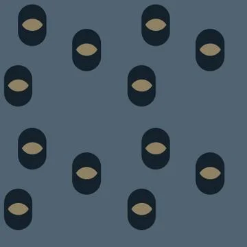 Eye irregular seamless pattern 스톡 일러스트