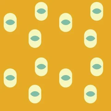 Eye irregular seamless pattern 스톡 일러스트