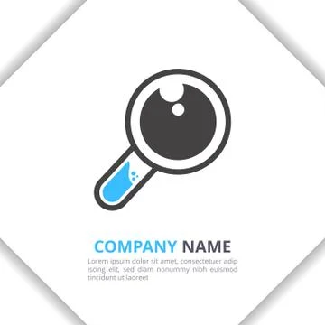 Eye Lab Logo Design icon Concept, modern for your brand, company, corporate Stock Illustration