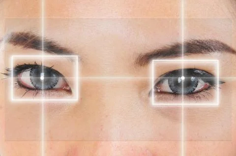 Eye Laser Stock Illustration