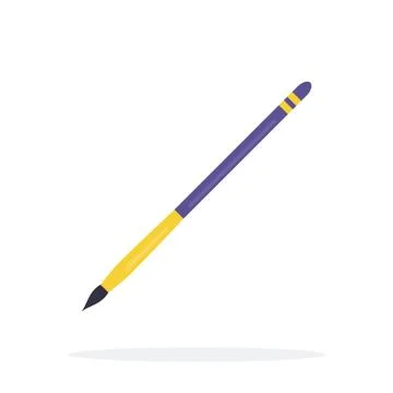 Eye liner brush vector icon flat isolated illustration Stock Illustration