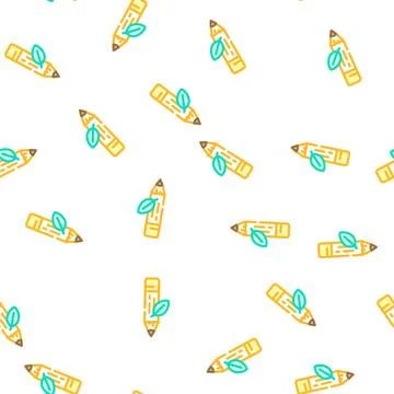 Eye liner vector seamless pattern Stock Illustration