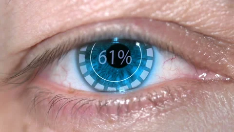 Eye Loading Video stock 210174120