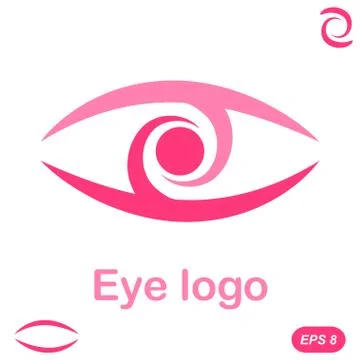 Eye logo conception Stock Illustration