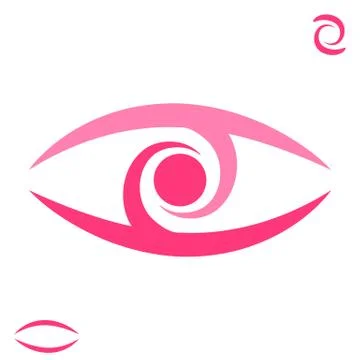 Eye logo conception Stock Illustration