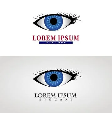 Eye Logo Design Template, Creative Vision Logotype concept. Colorful Eye Lo.. Stock-Illustration