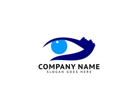 Eye Logo Design Vector Template Stock Illustration