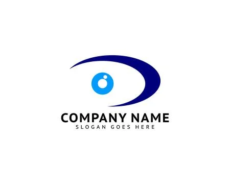 Eye Logo Design Vector Template Stock Illustration