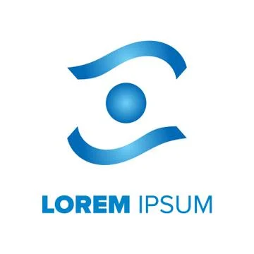 Eye logo icon Stock Illustration