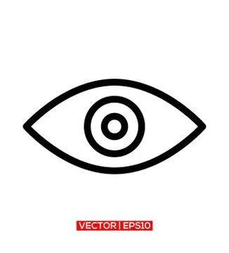 Eye Logo Icon Vector Stock Illustration