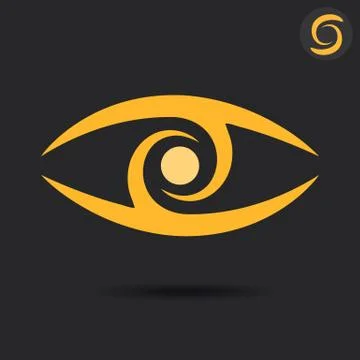 Eye logo sign Stock-Illustration