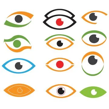 Eye Logo Vector Icon Stock Illustration