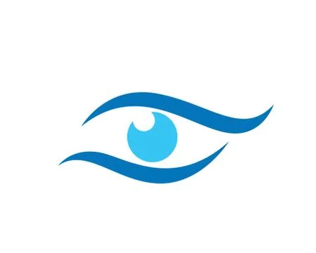 Eye logo vector Stock Illustration