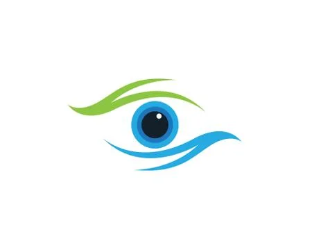 Eye logo vector Stock Illustration
