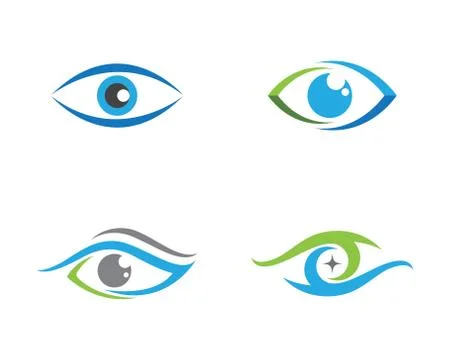 Eye logo vector Stock Illustration