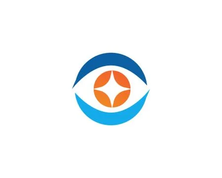 Eye logo vector Stock Illustration
