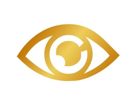 Eye logo Vector isolated Stock Illustration